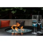 Better Homes & Gardens Colebrooke 37 Round 50,000 BTU Propane Gas Fire Pit Table with Glass Beads