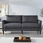 Alden Design Modern Upholstered Fabric - Gray Alden Design Modern Upholstered Fabric - Gray