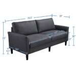 Alden Design Modern Upholstered Fabric - Gray