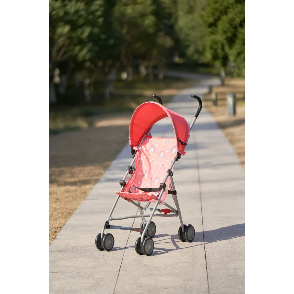 Parent's Choice Baby Umbrella Stroller with Canopy, Pink Rainbow for Baby Girls Parent's Choice Baby Umbrella Stroller with Canopy, Pink Rainbow for Baby Girls