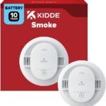 Kidde Smoke Detector, 10-Year Battery Powered, LED Status Lights, 85 dB Alarm, 20SD10 Kidde Smoke Detector, 10-Year Battery Powered, LED Status Lights, 85 dB Alarm, 20SD10