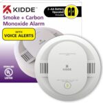 Kidde Smoke & Carbon Monoxide Detector, AA Battery Powered, not wired, Voice Alerts, LED Warning Light Indicators 900-CUDR-V Kidde Smoke & Carbon Monoxide Detector, AA Battery Powered, not wired, Voice Alerts, LED Warning Light Indicators 900-CUDR-V