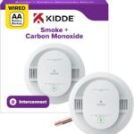 Kidde Smoke & CO Detector, Hardwired & AA Battery Backup, 30CUAR Kidde Smoke & CO Detector, Hardwired & AA Battery Backup, 30CUAR