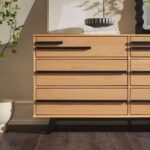 Walker Edison 60 Contemporary Solid Wood 6-Drawer Dresser, Natural Pine