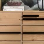 Walker Edison 60 Contemporary Solid Wood 6-Drawer Dresser, Natural Pine